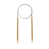 Agulha Circular Bambu 80 cm - 4,5 mm