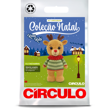 Kit Amigurumi Natal 2025 - Rubi Rena