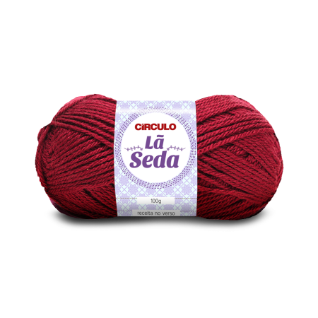 3794 - Lã Seda - Bordô