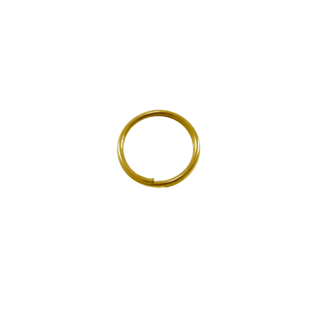 Argola de Metal 15 mm - Dourada