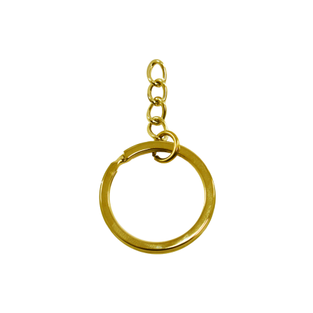 Argola com Corrente - Dourada