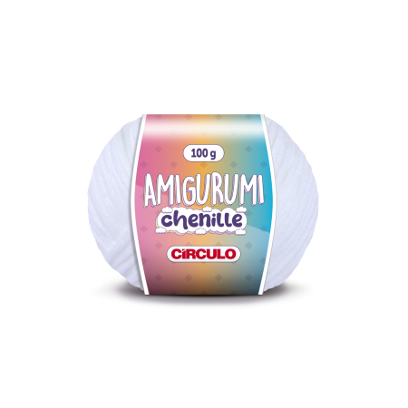 8001 - Amigurumi Chenille - Branco