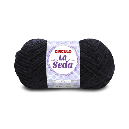 8990 - Lã Seda - Preto