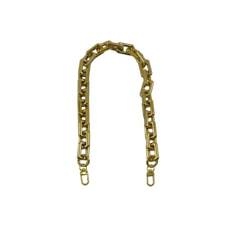 Alça Acrílica Corrente Dourada - 45 cm