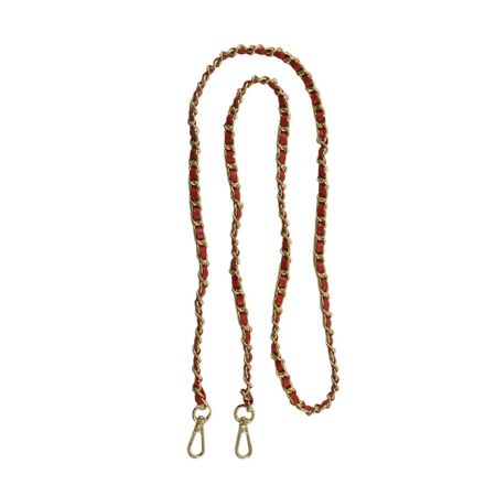 Alça de Metal Corrente com PU - Laranja