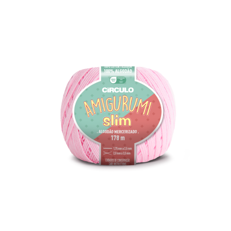 3077 - Amigurumi Slim - Quartzo