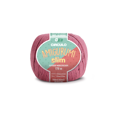 3157 - Amigurumi Slim - Roseira
