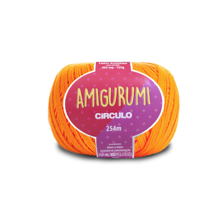 4456 - Amigurumi - Laranja