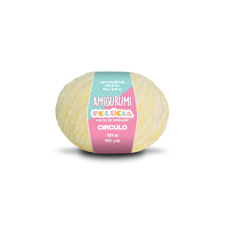 1112 - Amigurumi Pelúcia - Creme