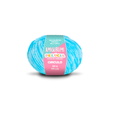 2194 - Amigurumi Pelucia - Turquesa