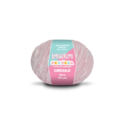 3077 - Amigurumi Pelúcia - Quartzo