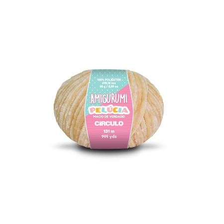 7650 - Amigurumi Pelucia - Amêndoa