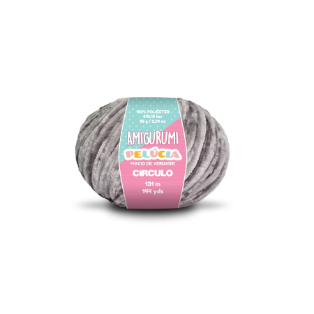 8797 - Amigurumi Pelúcia - Aço