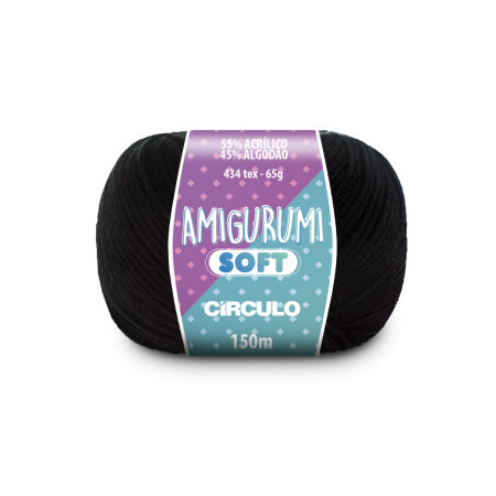 8990 - Amigurumi Soft - Preto