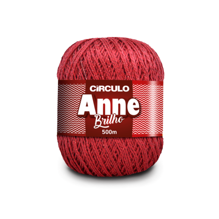 3402 - Anne Brilho - Vermelho Círculo