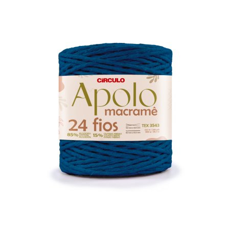 2775 - Apolo Macramê - Azul Bic