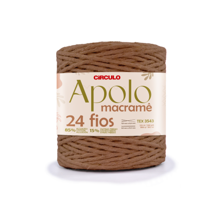 7466 - Apolo Macramê - Castanha