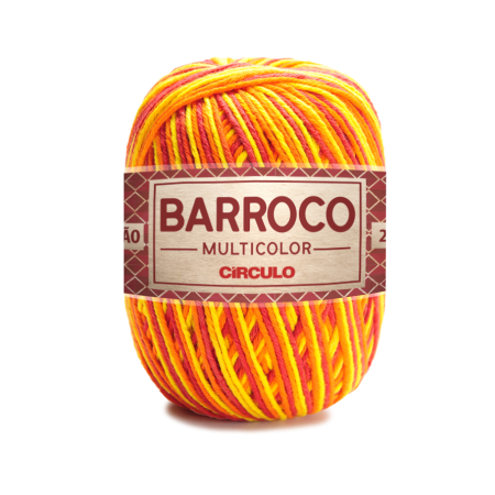 9165 - Barroco Multicolor 6 (200 gr) - Hibisco Amarelo