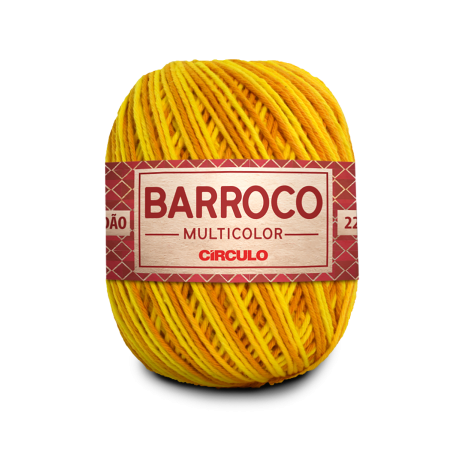9433 - Barroco Multicolor 6 (200 gr) - Abacaxi