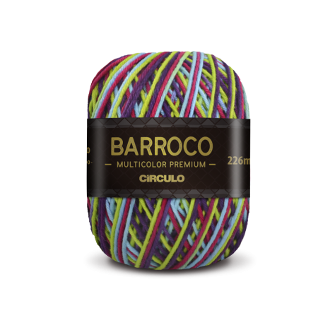 9438 - Barroco Multicolor Premium 6 (200 gr) - Carnaval
