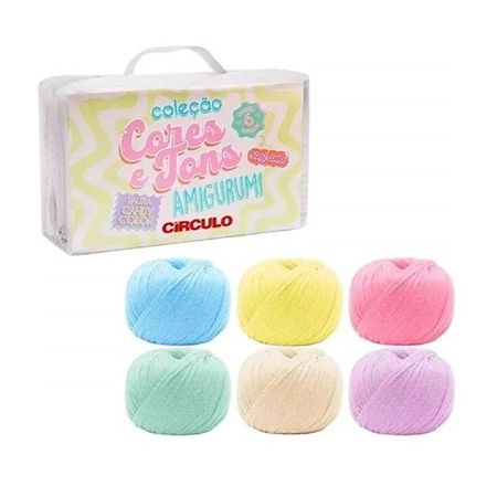 3 - Coleção Cores e Tons Amigurumi - Candy Color