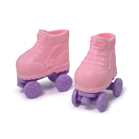 Patins Amigurumi - Rosa