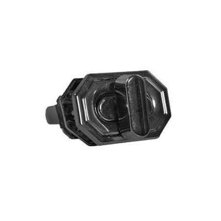 Fecho de Metal Retangular - Preto