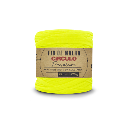 780 - Fio de Malha Premium - Amarelo Neon