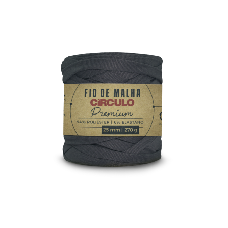 8243 - Fio de Malha Premium - Cinza Resina