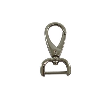 Mosquetão Oval Prata