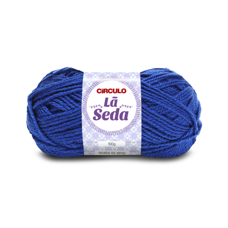 2550 - Lã Seda - Azul Bic