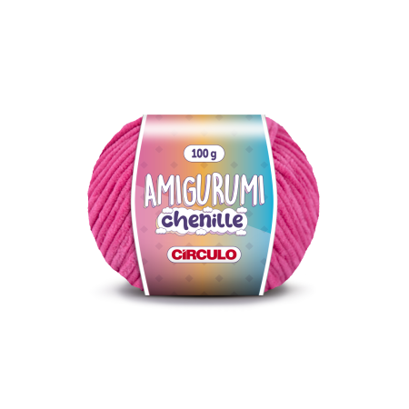 3182 - Amigurumi Chenille - Pitaya