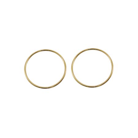 Alça de Metal Redonda 12,5 cm Dourada