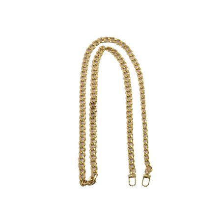 Alça de Metal Corrente Grossa 120 cm - Dourada