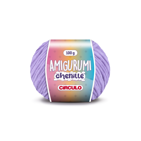 6029 - Amigurumi Chenille - Orquídea