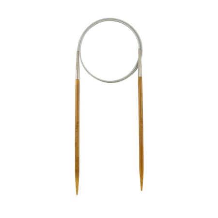 Agulha Circular Bambu 80 cm - 4,5 mm