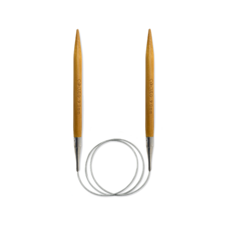 Agulha Circular Bambu 80 cm - 9 mm