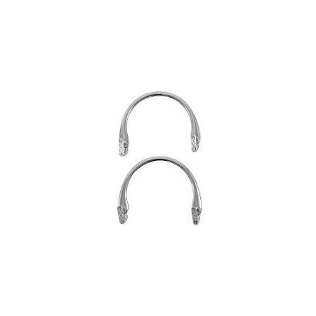 Alça de Metal Meia Lua - Prateada