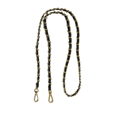 Alça de Metal Corrente com PU - Preto