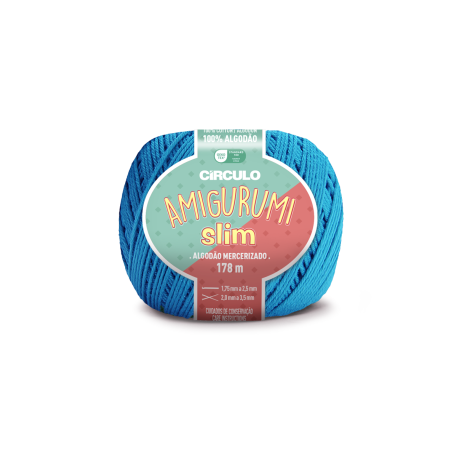 2194 - Amigurumi Slim - Turquesa