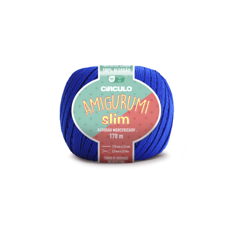 2829 - Amigurumi Slim - Azul Bic