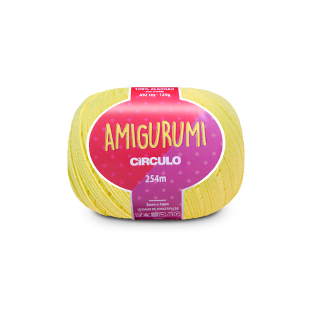 1730 - Amigurumi - Amarelo Candy