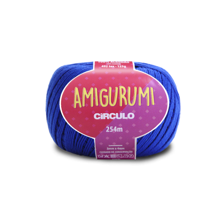 2829 - Amigurumi - Azul Bic