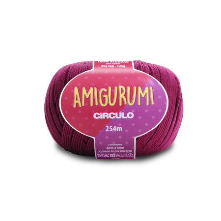 3154 - Amigurumi - Vinho