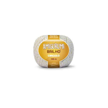 8001 - Amigurumi Brilho - Branco