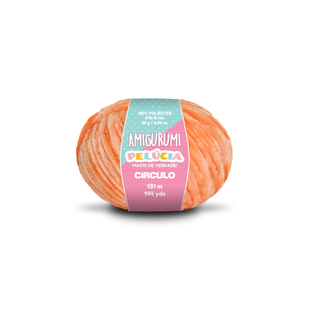 4456 - Amigurumi Pelucia - Laranja