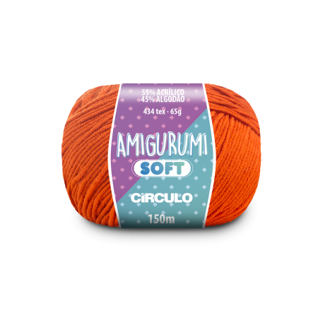 4456 - Amigurumi Soft - Laranja