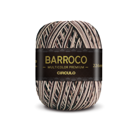 9360 - Barroco Multicolor Premium 6 (200 gr) - Café