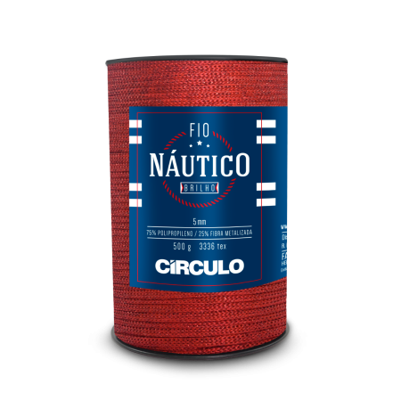 3734 - Náutico Brilho - Vermelho
