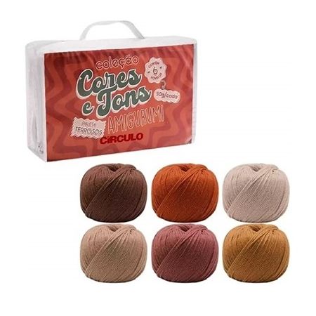 1 - Coleção Cores e Tons Amigurumi - Terrosos